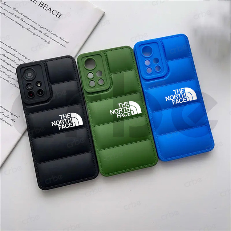 قاب کاور سامسونگ A34 مدل پافری طرح North face زیبا