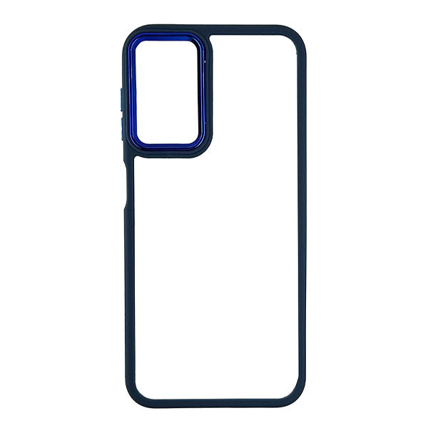 قاب کاور مدل New skin مناسب برای گوشی موبایل سامسونگ Galaxy A34 آبی شفاف