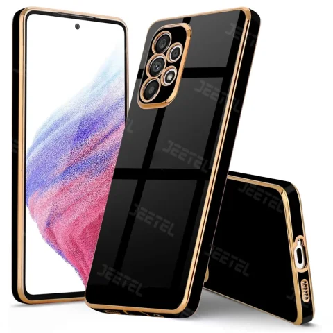 قاب مای کیس سامسونگ Samsung Galaxy A13 4g سفید و مشکی شفاف