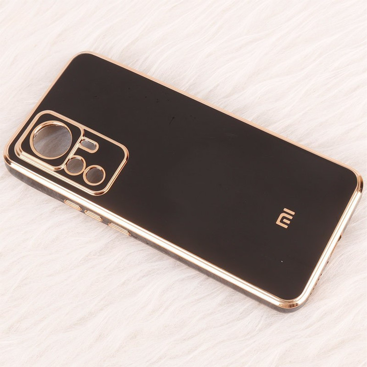 قاب ژله ای فریم طلایی Xiaomi mi 12T Pro مدل My Case