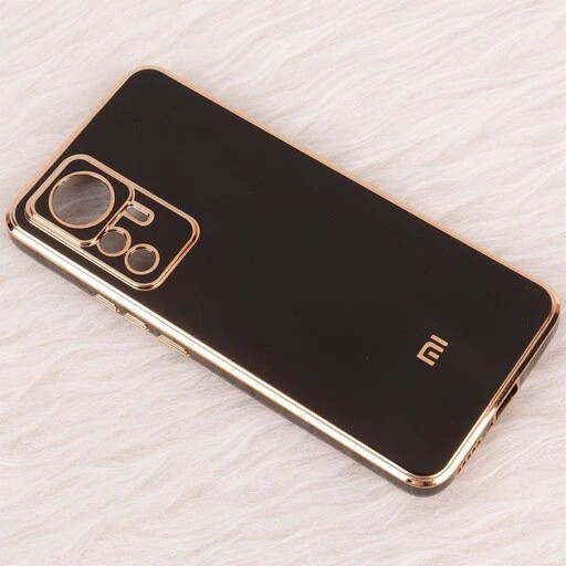 قاب ژله ای فریم طلایی Xiaomi mi 12T Pro مدل My Case