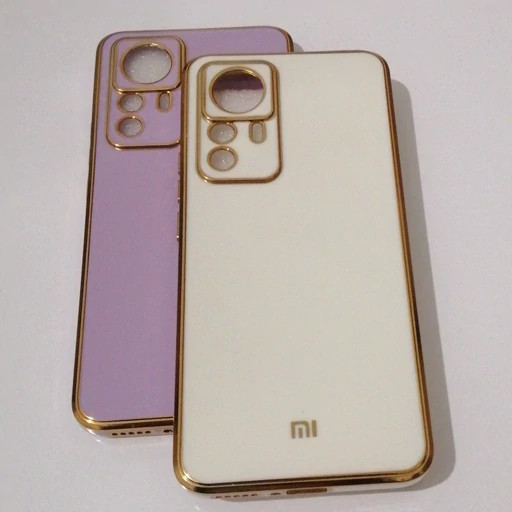 قاب ژله ای فریم طلایی Xiaomi mi 12T Pro مدل My Case