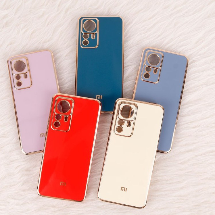 قاب ژله ای فریم طلایی Xiaomi mi 12T Pro مدل My Case