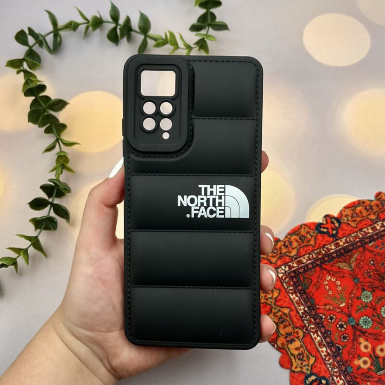 قاب گوشی Redmi Note 11 Pro / Redmi Note 12 Pro 4G شیائومی پافری محافظ لنز دار طرح THE NORTH FACE مات