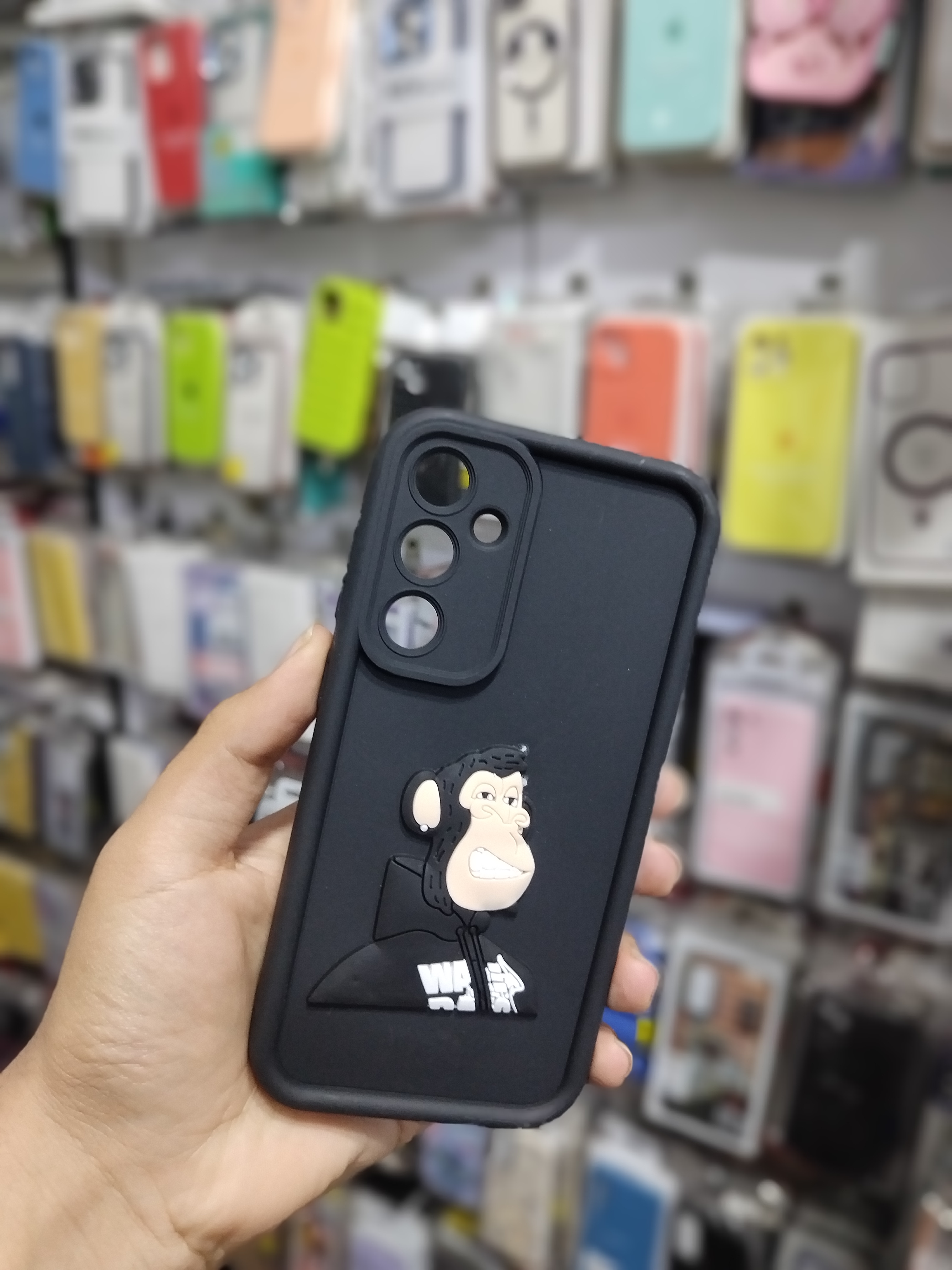 قاب گوشی Galaxy S23 FE سامسونگ طرح سیلیکونی Solid عروسکی فانتزی برجسته سه بعدی محافظ لنزدار طرح دار