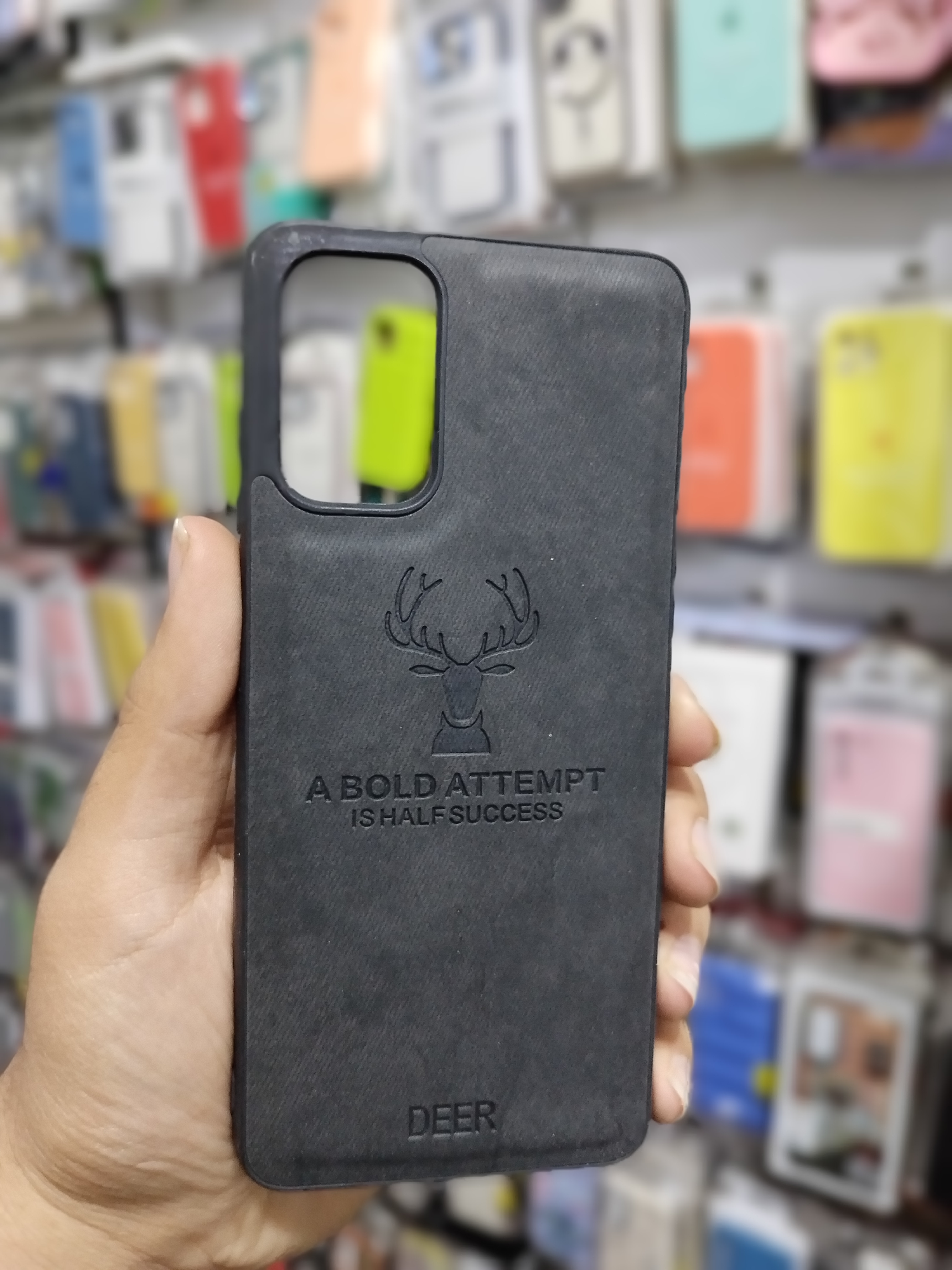 قاب چرمی سامسونگ Galaxy S20 plus مدل A Bold Attempt مشکی