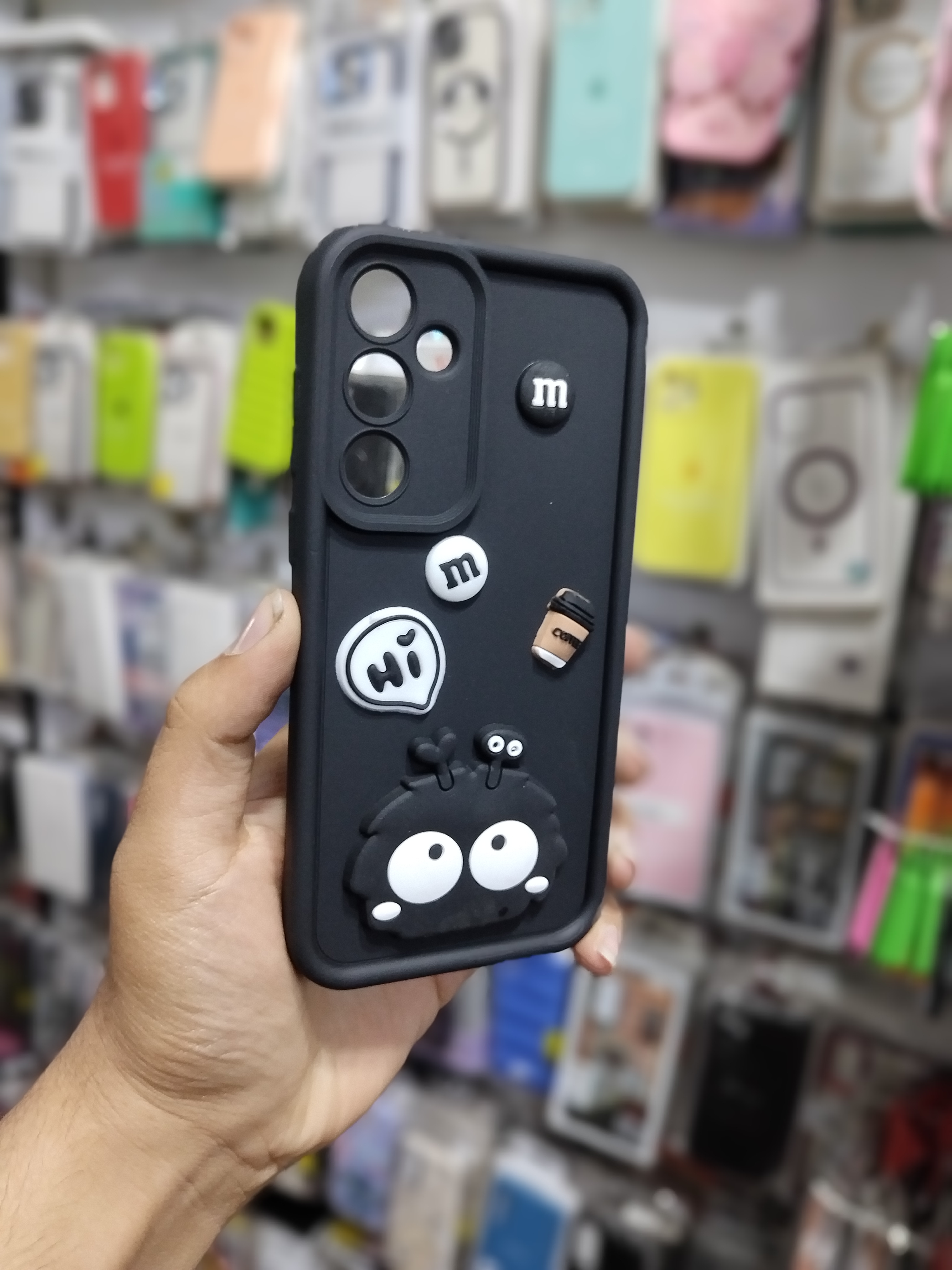 قاب گوشی Galaxy A54 سامسونگ طرح سیلیکونی Solid عروسکی فانتزی برجسته سه بعدی محافظ لنزدار طرح دار