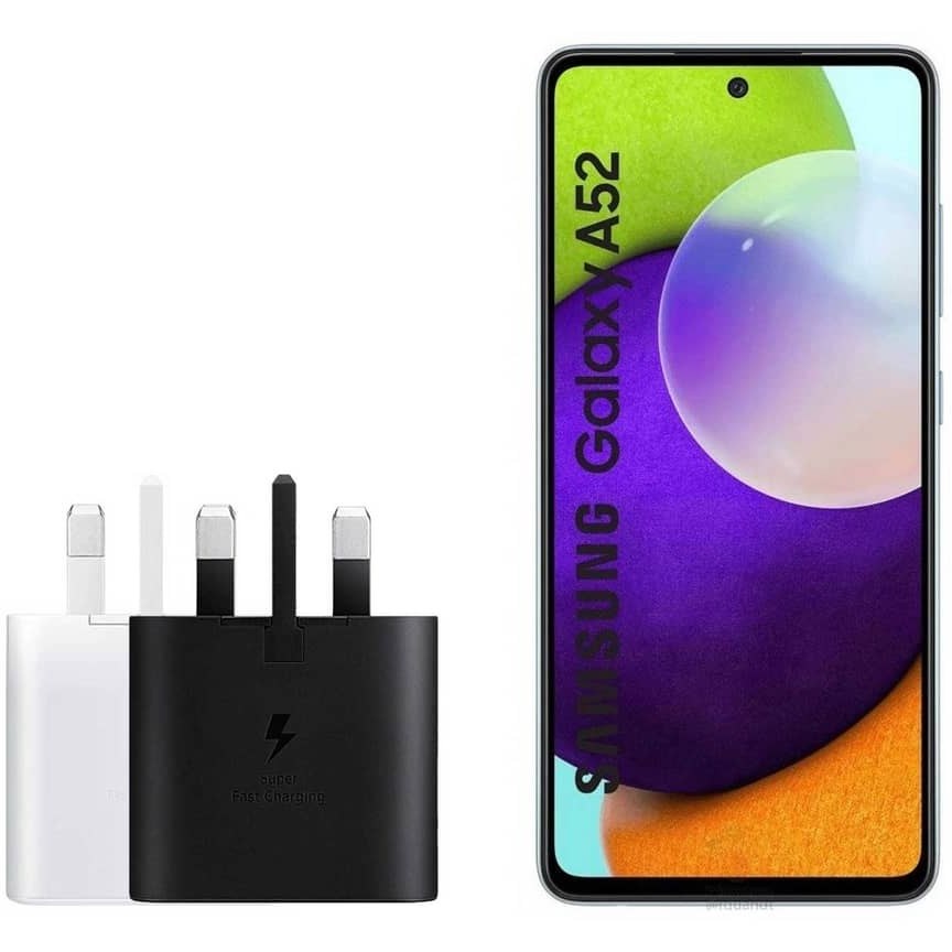 شارژر سامسونگ مدل A52 ظرفیت ۲۵ وات Type-C