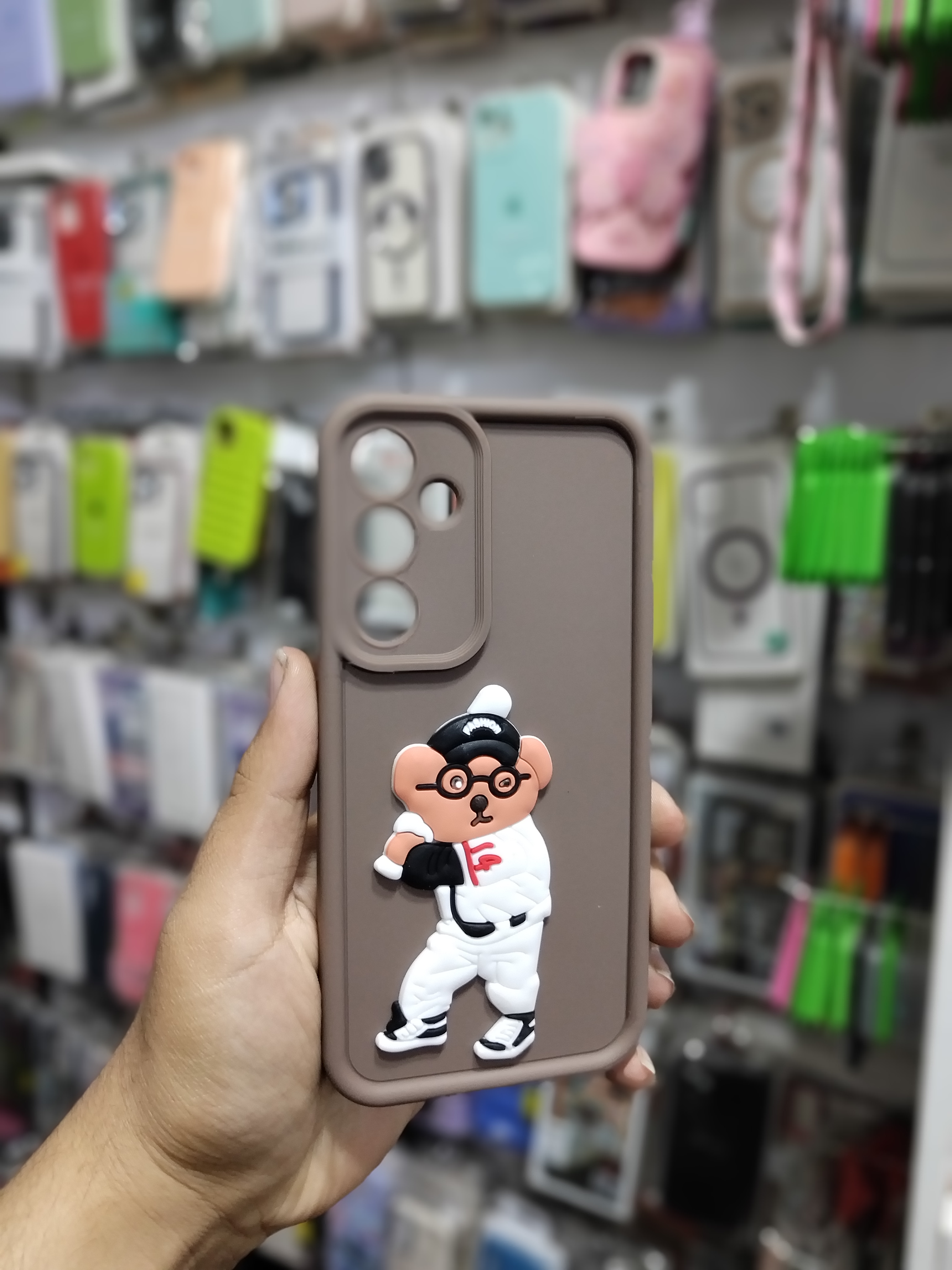 قاب گوشی Galaxy A34 سامسونگ طرح سیلیکونی عروسکی فانتزی برجسته سه بعدی طرح دار