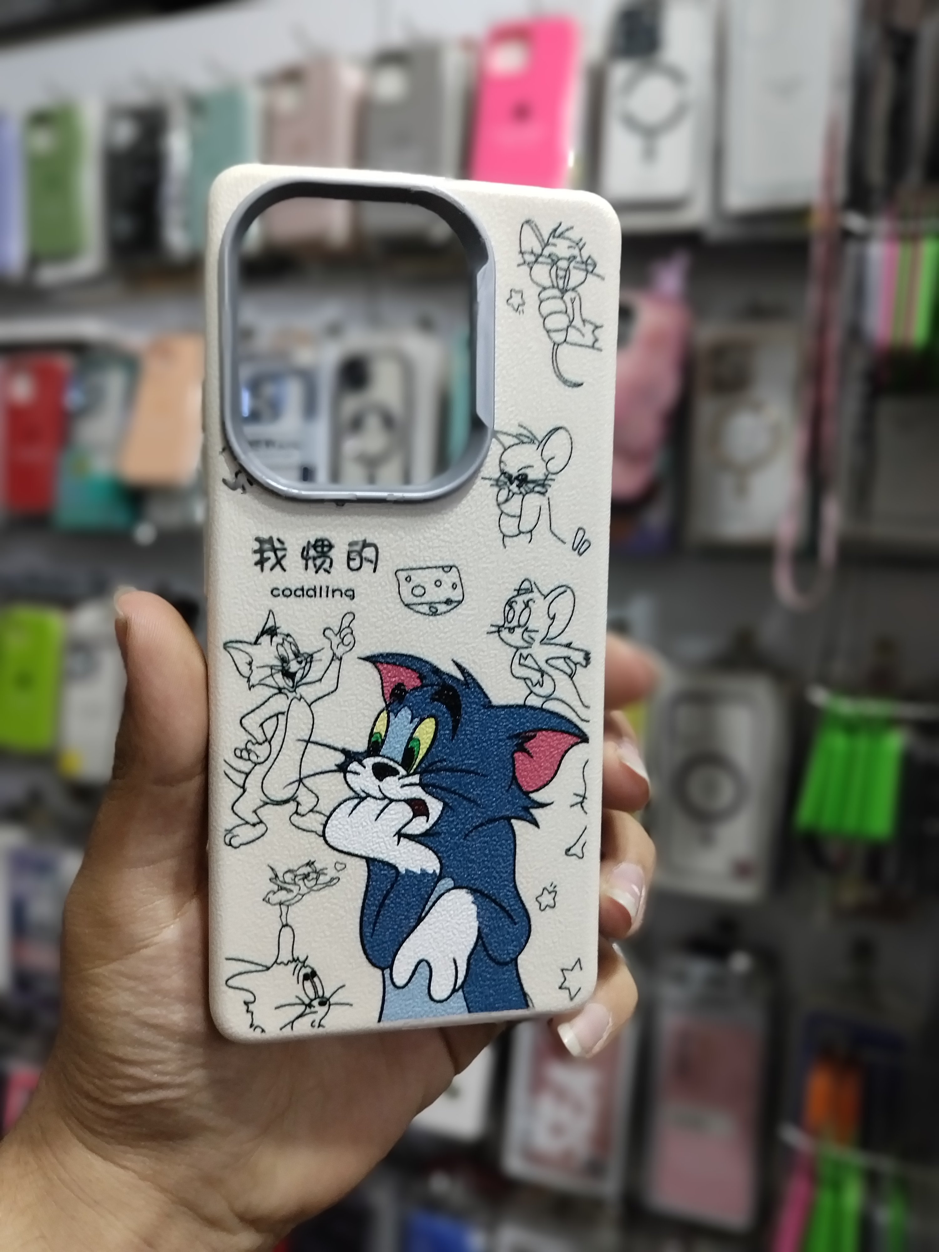 قاب گوشی Note 13 Pro 4G / Poco M6 Pro 4G شیائومی طرح سیلیکونی عروسکی برجسته طرح تام و جری