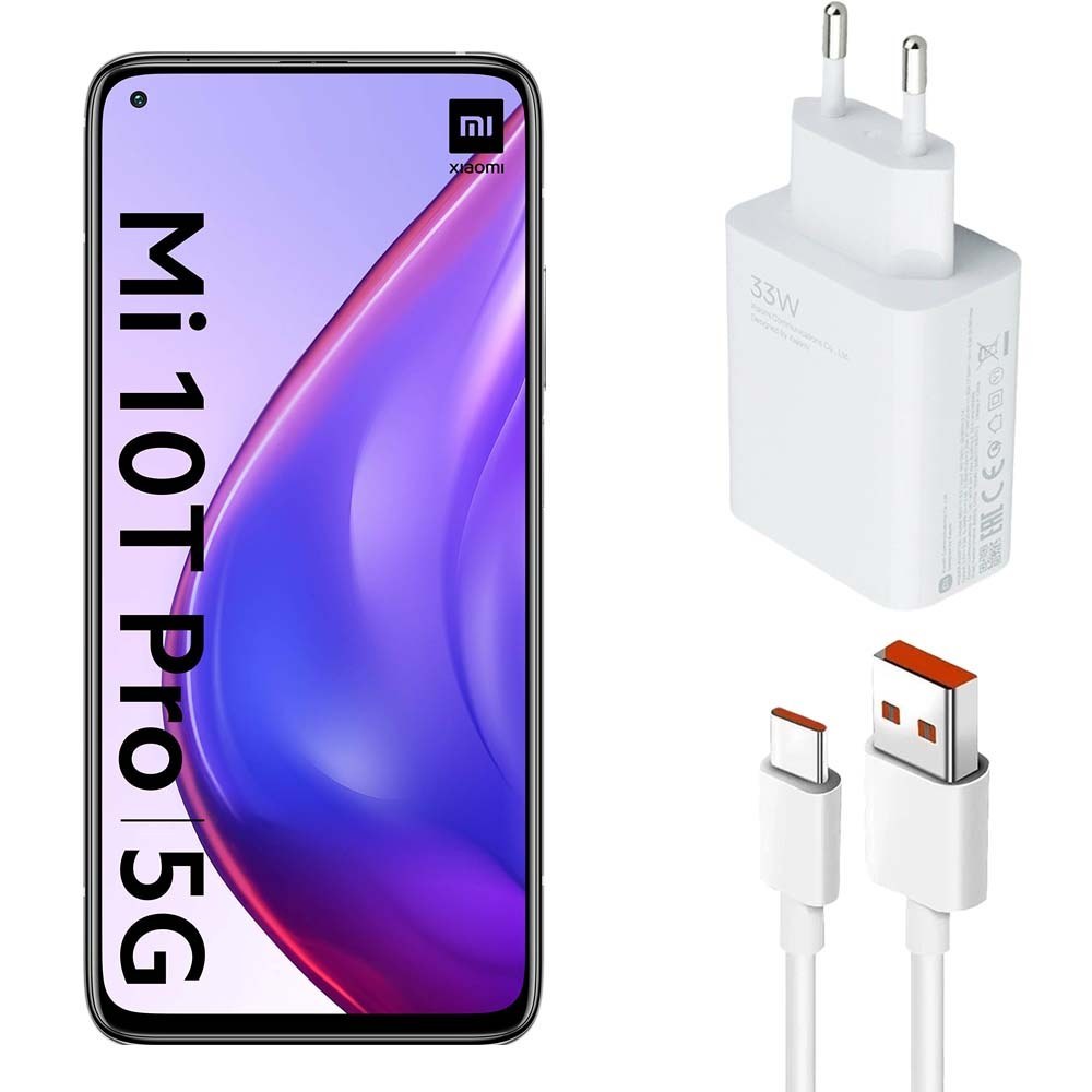 شارژر شیائومی Mi 10T Pro ظرفیت ۳۳ وات