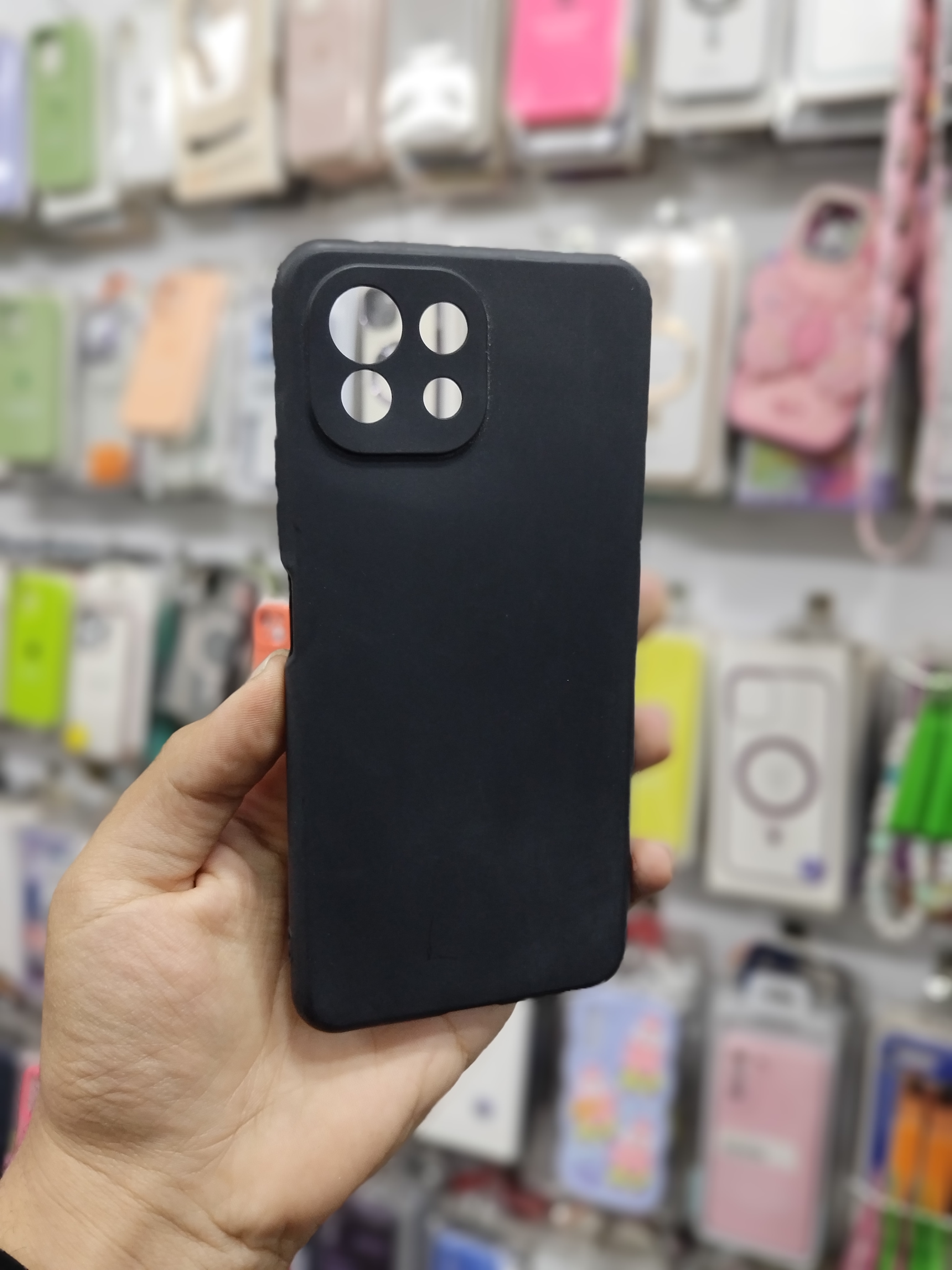 کاور گوشی شیائومی مدل Mi 11 Lite مناسب برای ۴G/۵G مشکی ساده