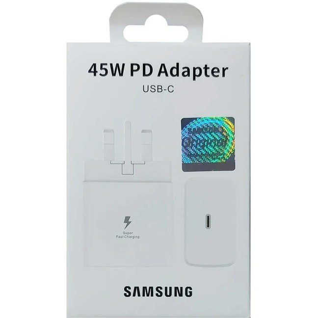 شارژر سامسونگ Galaxy S25 FE ظرفیت ۴۵ وات با قابلیت سوپرفست ۲.۰