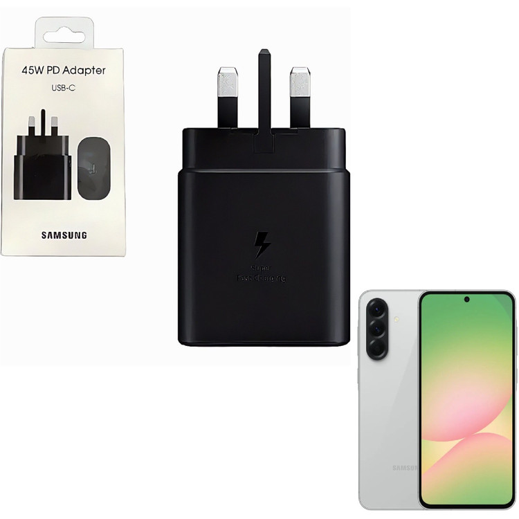 شارژر سامسونگ مدل A56 با کابل USB Type C