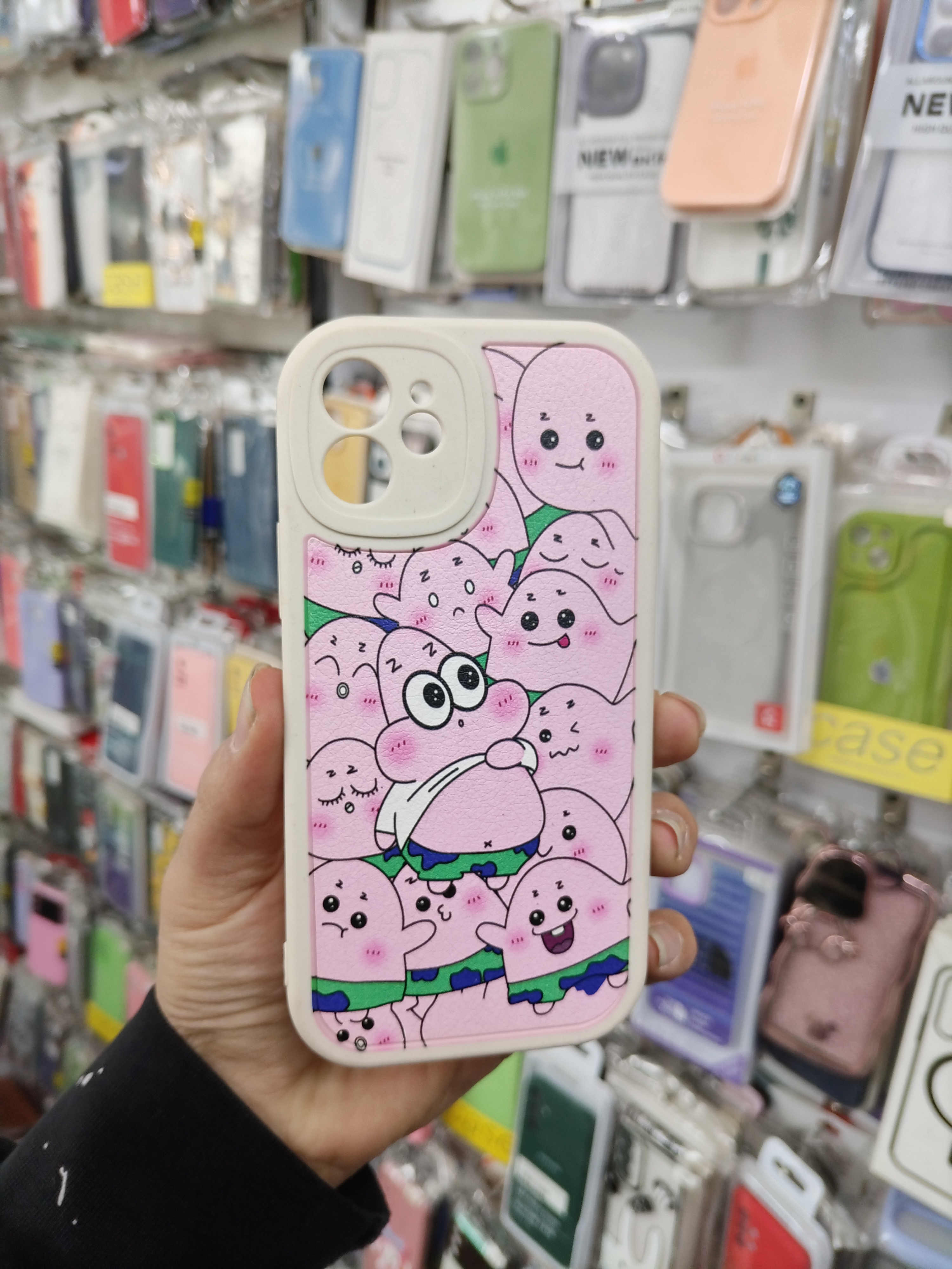 کاور گوشی موبایل آیفون 12 نرمال iPhone12 ژله ای طرح دار