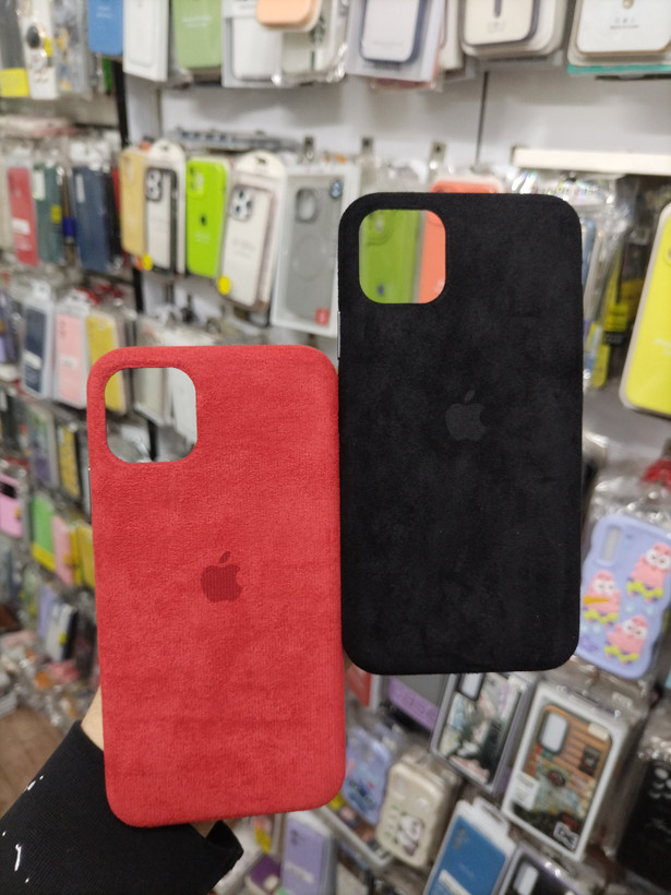 قاب مخملی آیفون 11 پرومکس | Iphone 11 Pro Max طرح سیلیکونی مخملی