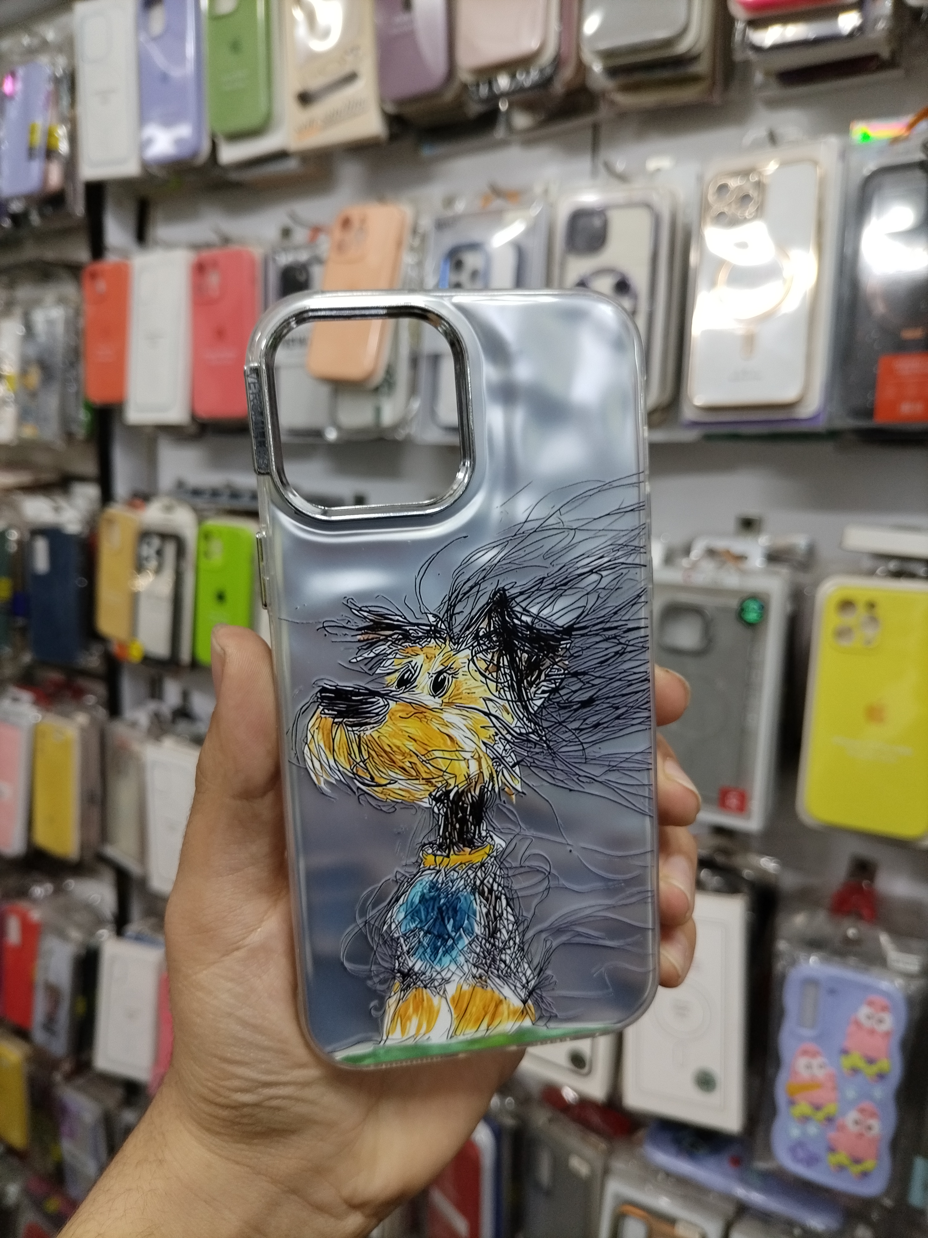 کاور گوشی اپل مدل iPhone 12 Pro Max طرح عروسکی