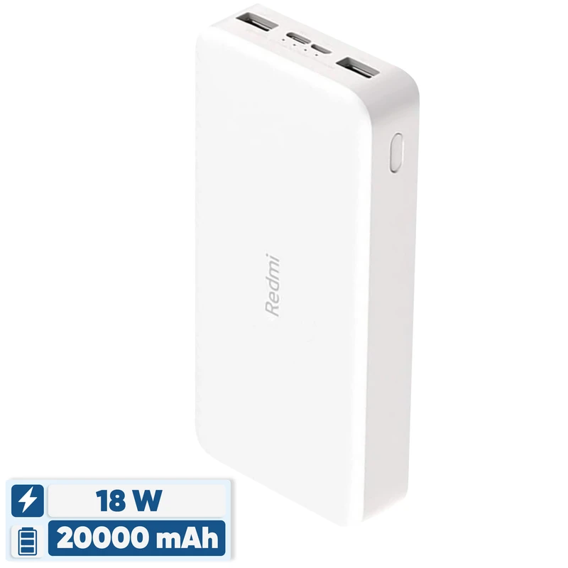 پاوربانک شیائومی اصل Redmi PB200LZM ظرفیت 20000 میلی آمپر