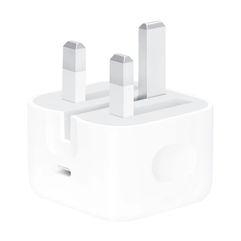 شارژر اپل 20 وات سه پین بدون کابل اصل Apple 20W 3-Pin Charger No Cable