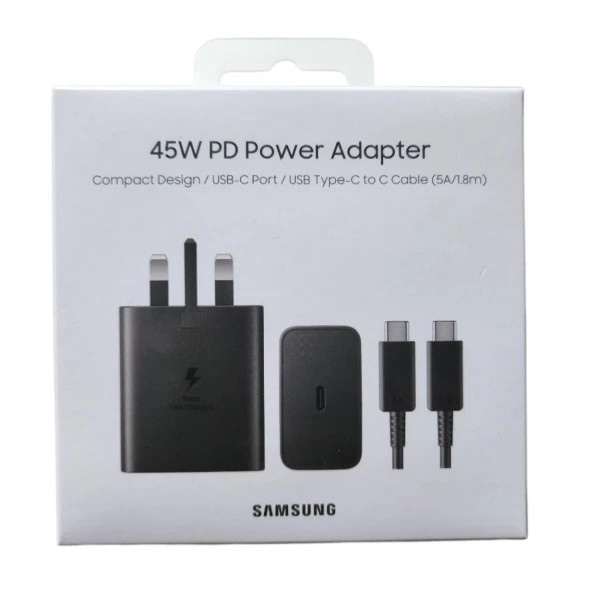 شارژر گوشی سامسونگ Galaxy A36 ظرفیت ۴۵ وات سوپرفست