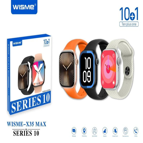 ساعت هوشمند 49 میلی متر ویسمی مدل x35 max با همراه با 10بند