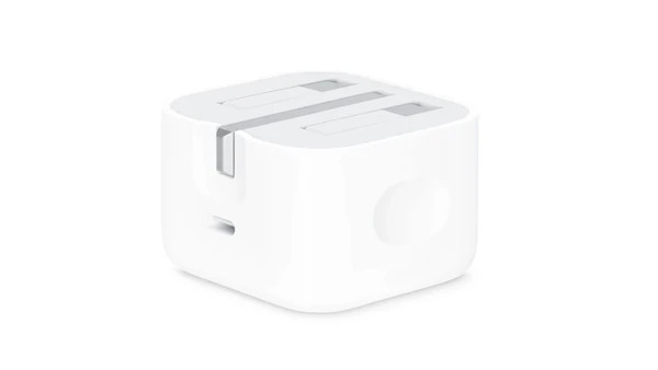 شارژر ۲۰ وات سه پین آیفون اصل(همراه با کابل لایتنینگ)به شرط تست با دستگاه Jc