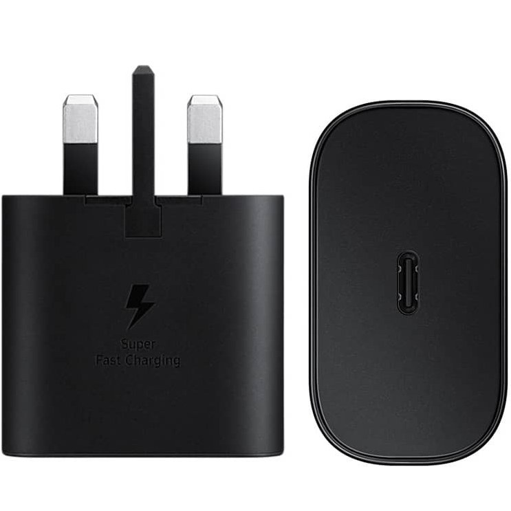 آداپتور 25 وات اصلی سه پین سامسونگ Samsung 25W Super Fast Charger 3pin