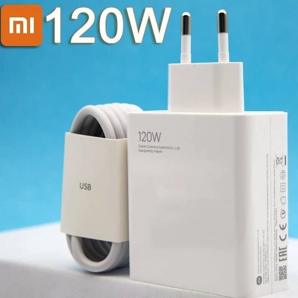 شارژر دیواری 120 وات شیائومی مدل MDY-13-EF به همراه کابل تبدیل USB-C
